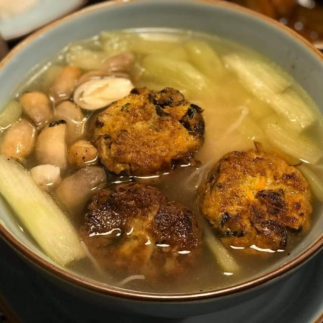 Photo of the dish “Vietnamese Vegan Noodle Soup (Bún Dọc Mùng)”