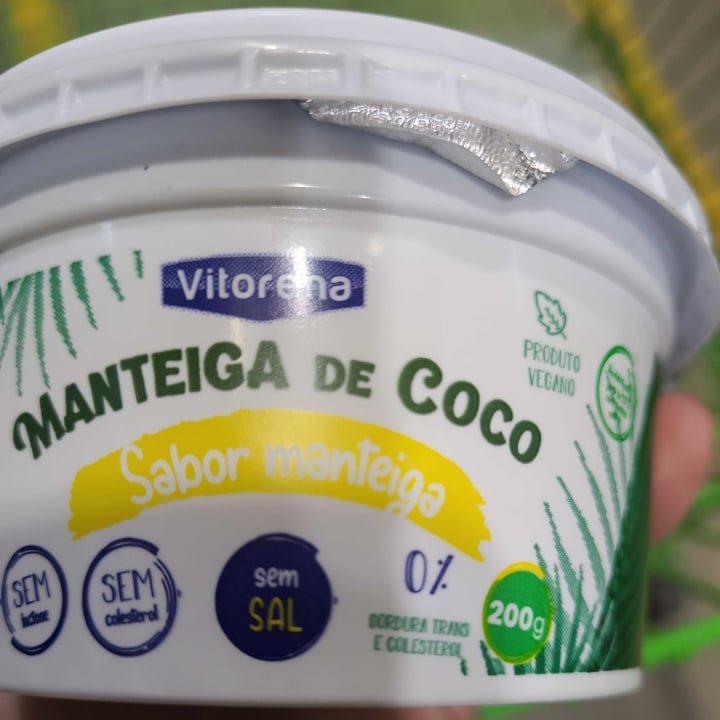 photo of Vitorena Manteiga de coco sabor manteiga shared by @paulanatasha on  19 Apr 2022 - review