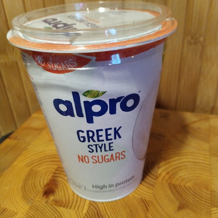 photo of Alpro Greek style no sugars shared by @vege86 on  21 May 2022 - review