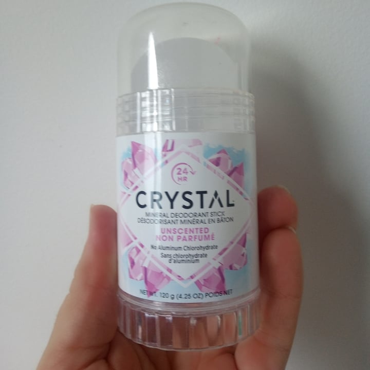 photo of CRYSTAL  Mineral Deodorant Stick - Unscented shared by @camilaesteves on  12 Oct 2022 - review