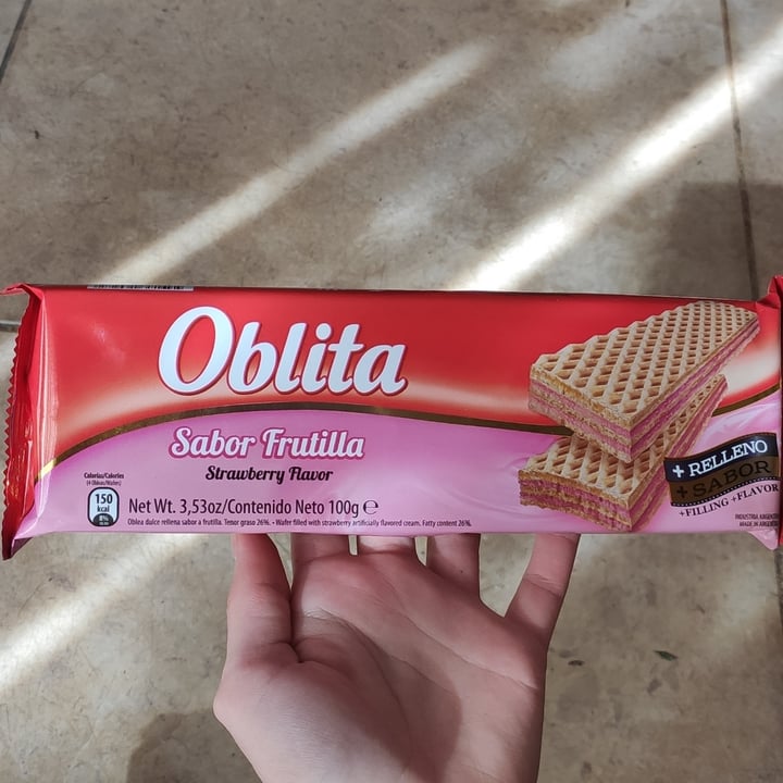 photo of Oblita Oblita Frutilla shared by @argentinaveggie on  15 Aug 2021 - review