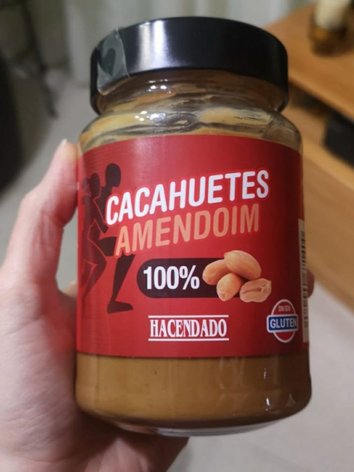 photo of Hacendado Crema Cacahuetes Amendoim shared by @mariencd on  06 Mar 2020 - review