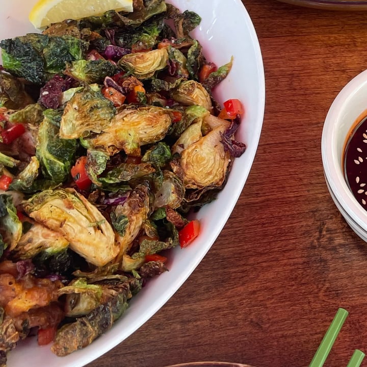 photo of Spicy Moon Vegan Szechuan Peppercorn Brussels Sprouts shared by @priyangav on  03 Jul 2022 - review