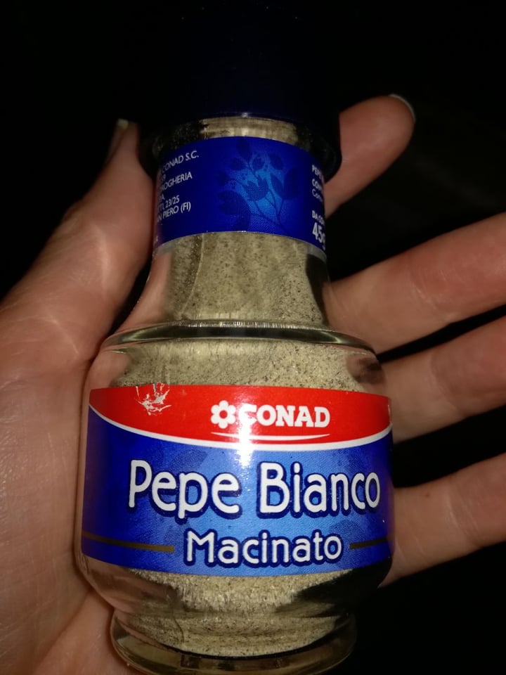 photo of Conad Conad pepe bianco macinato shared by @miriamealbertoveg on  24 Mar 2020 - review