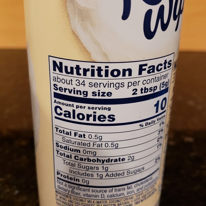 photo of Reddi-wip Non Dairy Coconut Milk Wip shared by @wigglesme on  12 Nov 2020 - review