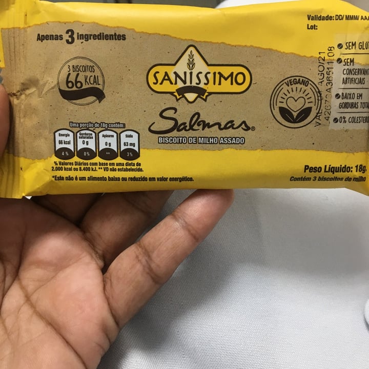 photo of Sanissimo Biscoito De Milho Assado shared by @maryvaz on  16 Aug 2021 - review