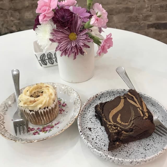 Foto del plato “Marble brownie”