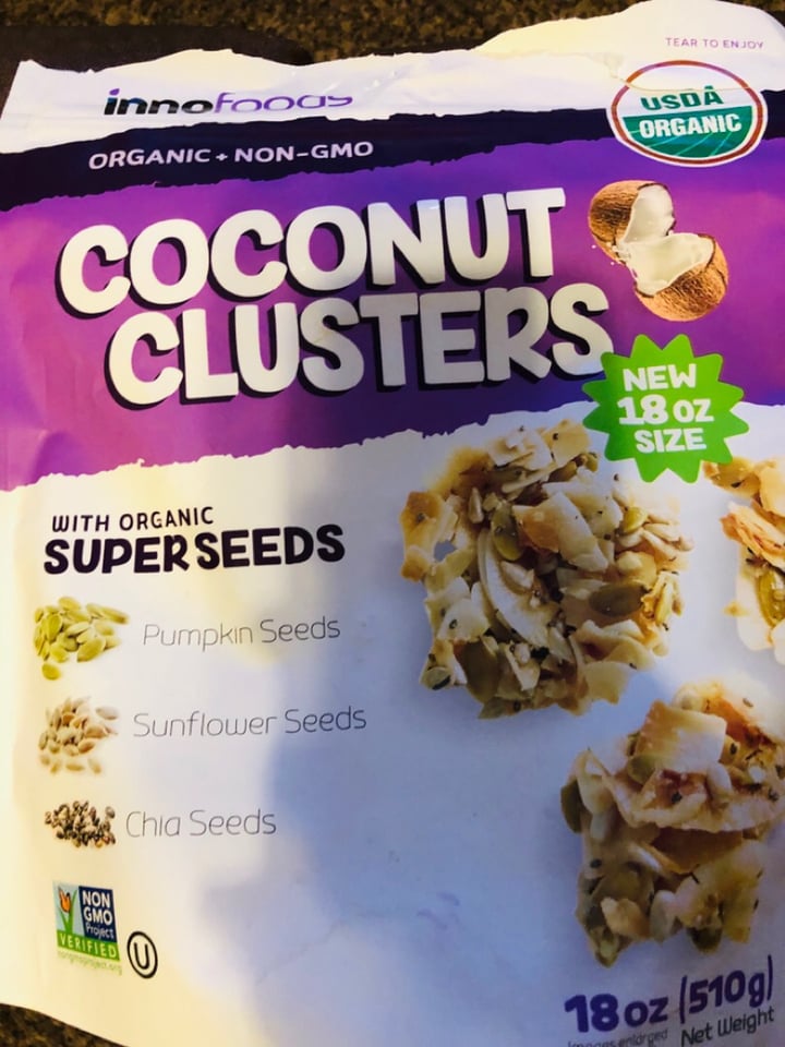 photo of InnoFoods Coconut Clusters shared by @kingissy on  16 Apr 2019 - review