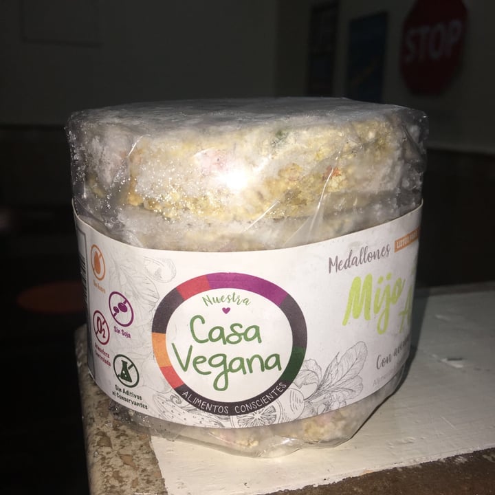 review photo of Casa Vegana Medallones de Mijo shared by @larapallotta on 29 Oct 2020 - review