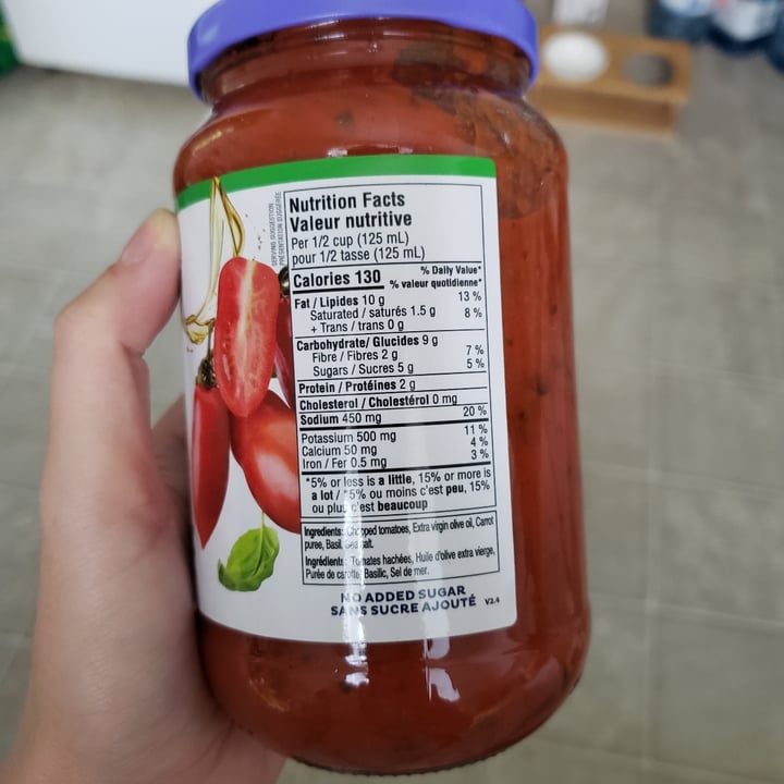 photo of Fody Tomato Basil Pasta Sauce shared by @mandylee on  15 Jul 2021 - review