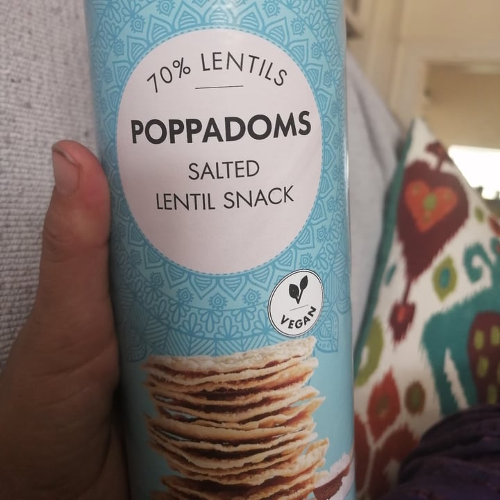 review photo of Woolworths Food 70% Lentils Poppadoms Salted Lentil Snack shared by @paisley on 26 Feb 2022 - review
