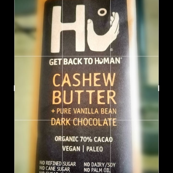 photo of Hu Kitchen Cashew Butter + Pure Vanilla Bean Dark Chocolate shared by @moonpie on  27 Feb 2022 - review