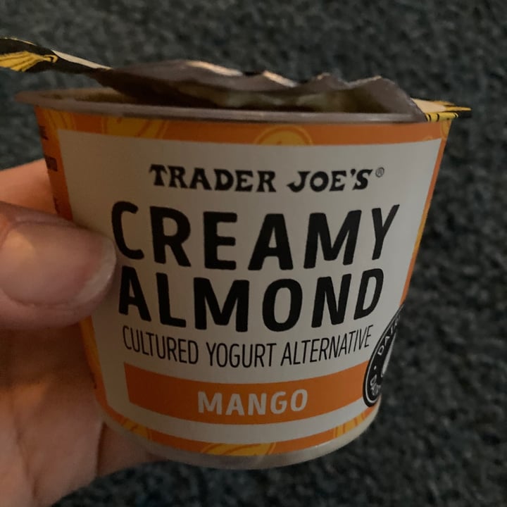 review photo of Trader Joe's Organic Creamy Cashew Cultured Yogurt Alternative Strawberry shared by @amberly42 on 13 Apr 2021 - review
