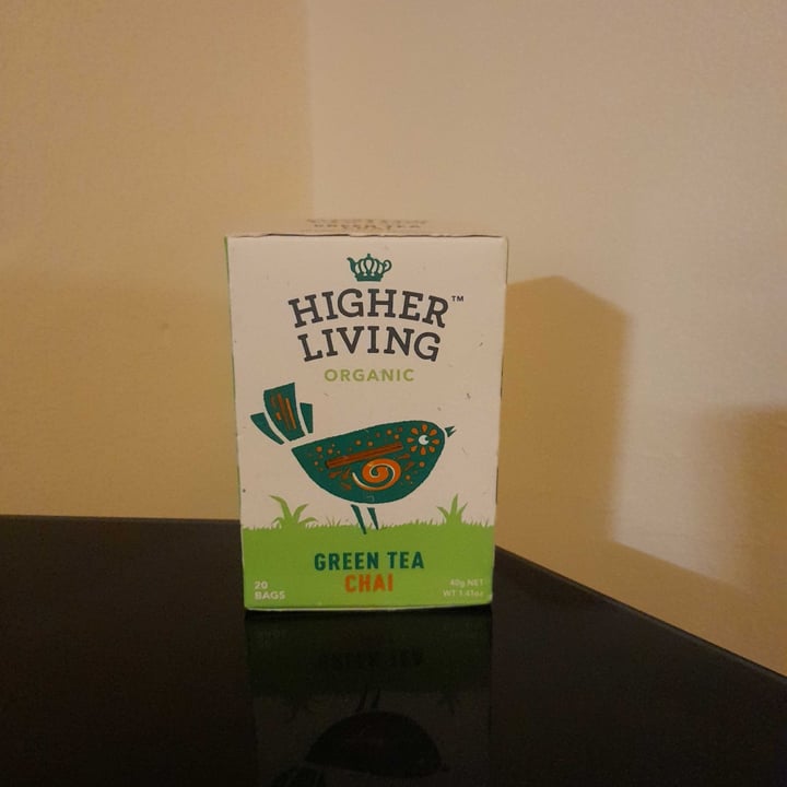 HIGHER LIVING tm ORGANIC GREEN TEA CHAI Review abillion
