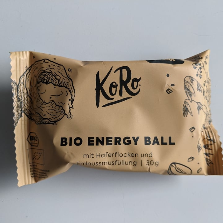 photo of Koro Bio Energy Ball mit Haferflocken und Erdnussm. shared by @esclaire on  12 Jan 2022 - review