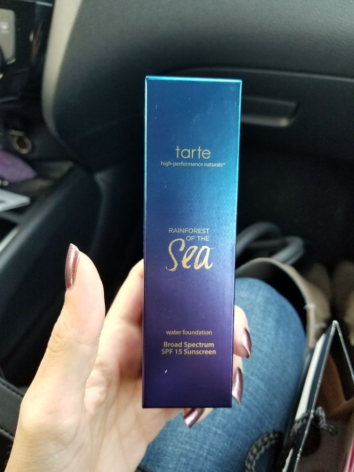photo of Tarte Cosmetics Rainforest of the Sea Water Foundation shared by @lizmaselli on  09 Nov 2019 - review