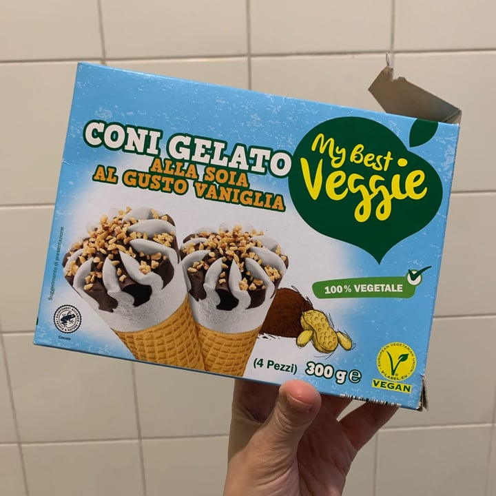 photo of My Best Veggie Coni Gelato alla Soia al gusto Vaniglia shared by @violetwish on  16 Mar 2022 - review