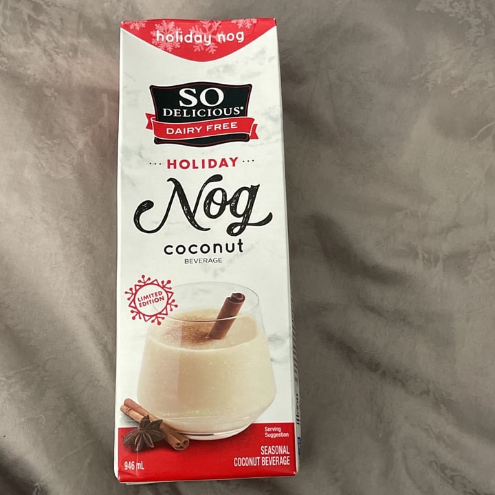 photo of So Delicious Dairy Free Holiday Nog Coconutmilk shared by @ravenmychelle on  16 Dec 2021 - review