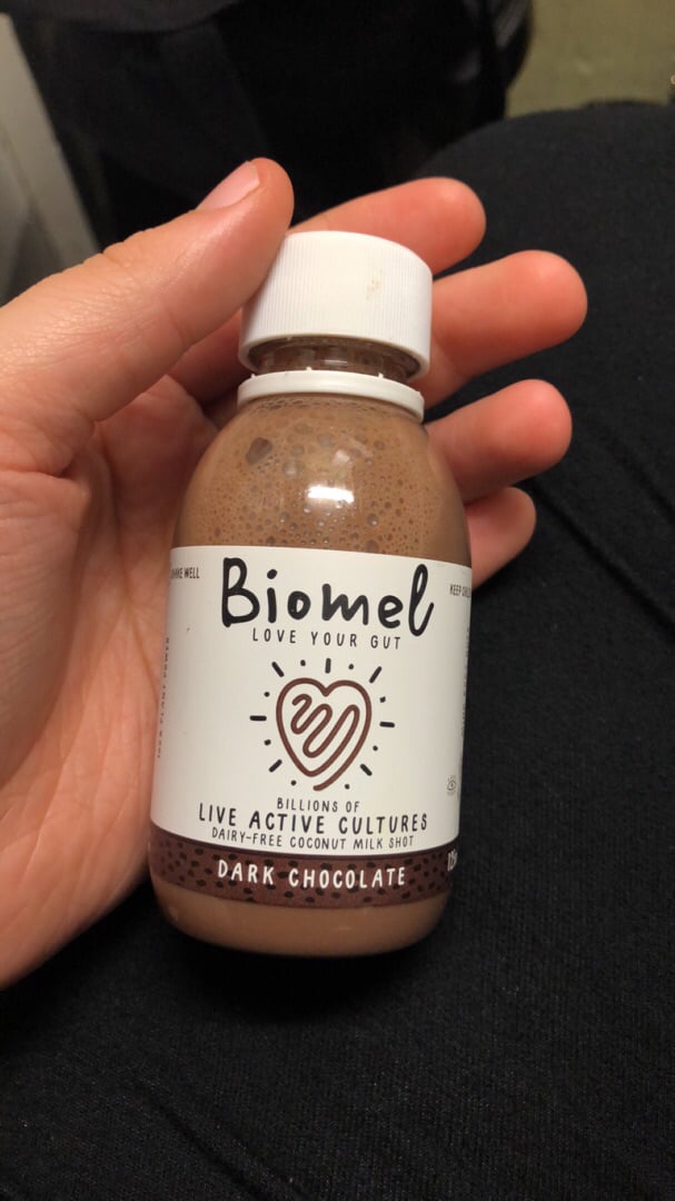 review photo of Biomel Dark Chocolate Dairy-Free Probiotic Shots shared by @farrahwebster on 09 Apr 2019 - review
