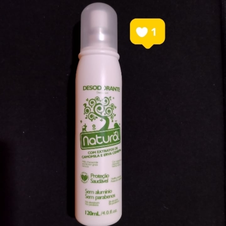 photo of Orgânico Natural Desodorante Em Spray Camomila e Erva Cidreira shared by @simnaotalvez on  28 Apr 2022 - review