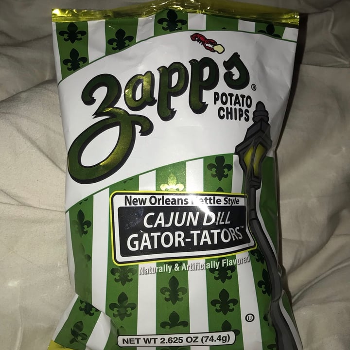 photo of Zapp's Potato Chips Cajun Dill Gator-Tators shared by @princessofdoom on  29 Mar 2021 - review