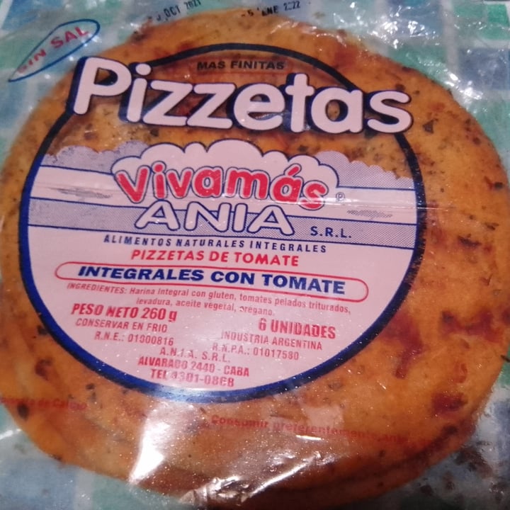 photo of Vivamás Pizzetas Finitas Integrales con Tomate shared by @cristhinachico on  29 Sep 2021 - review