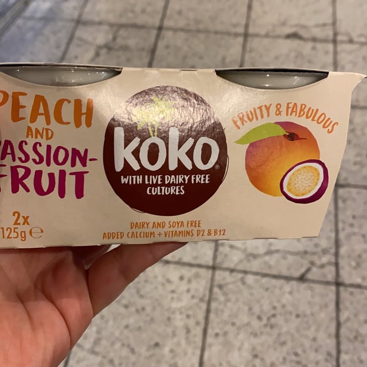 photo of Koko Dairy Free Koko Peach & Passion Fruit Yogurt Alternative shared by @ysagellert on  16 Jul 2021 - review