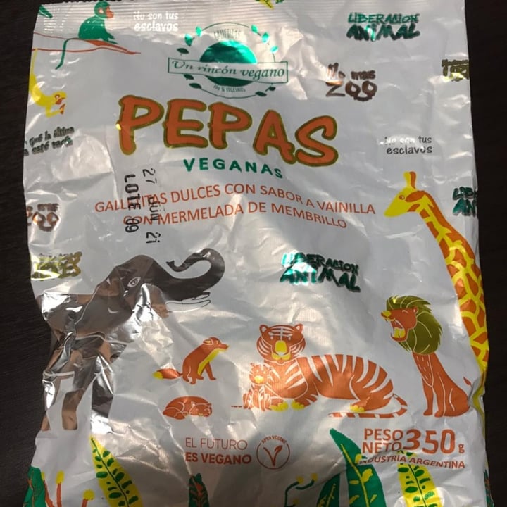 review photo of Un Rincón Vegano Pepas Galletitas Dulces con Sabor a Vainilla con Mermelada de Membrillo shared by @betacarotena on 16 Dec 2020 - review