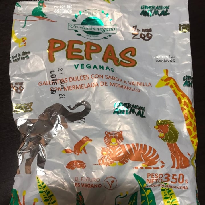 photo of Un Rincón Vegano Pepas Galletitas Dulces con Sabor a Vainilla con Mermelada de Membrillo shared by @betacarotena on  16 Dec 2020 - review