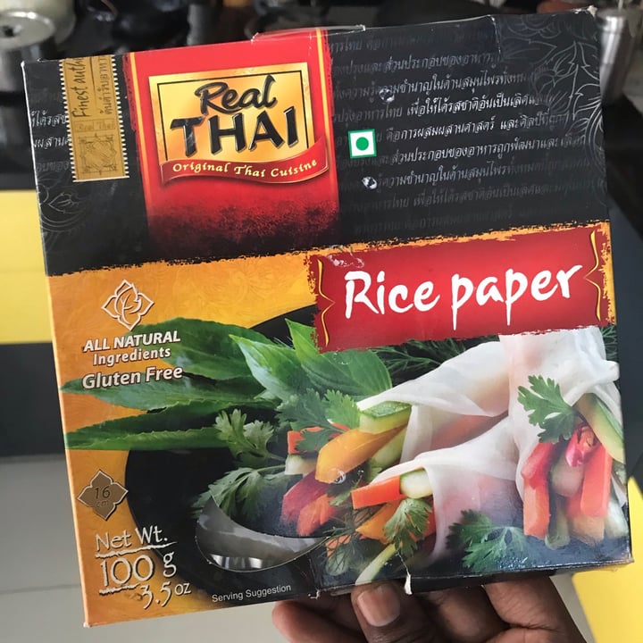 photo of Real Thai Rice Paper shared by @veganniran on  13 Dec 2020 - review