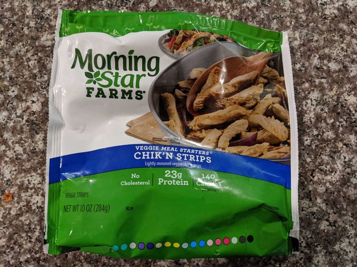 photo of MorningStar Farms Chik'n Strips shared by @farmanimalman on  26 Feb 2020 - review