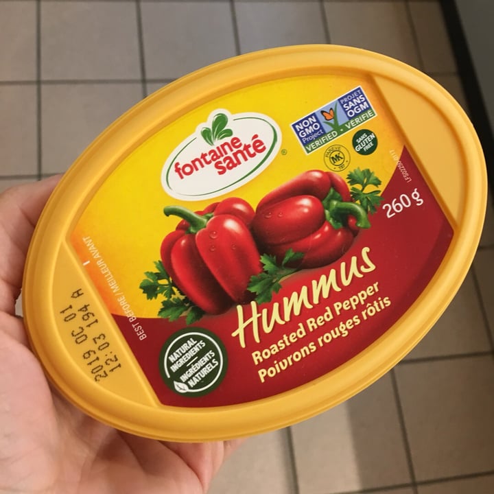 photo of Fontaine Santé Roasted Red Pepper Hummus shared by @selene00 on  13 Aug 2019 - review