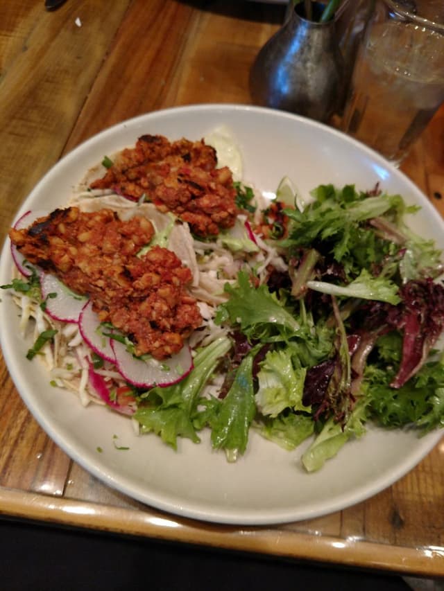 Photo of the dish “Blackened Tempeh Tacos”