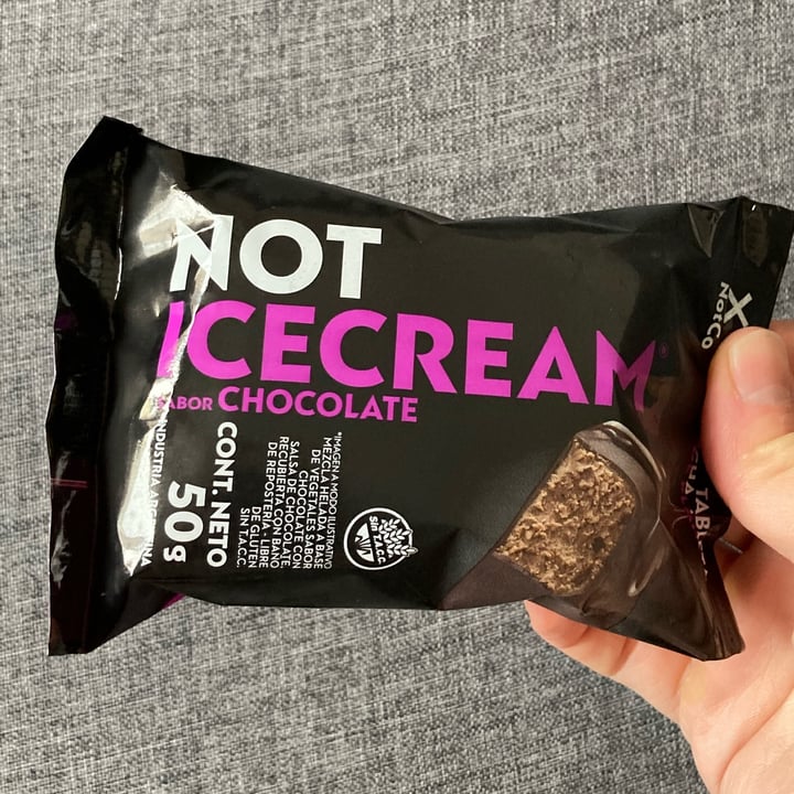photo of NotCo Not Icecream Chocolate   shared by @lobodecrin on  08 Aug 2022 - review