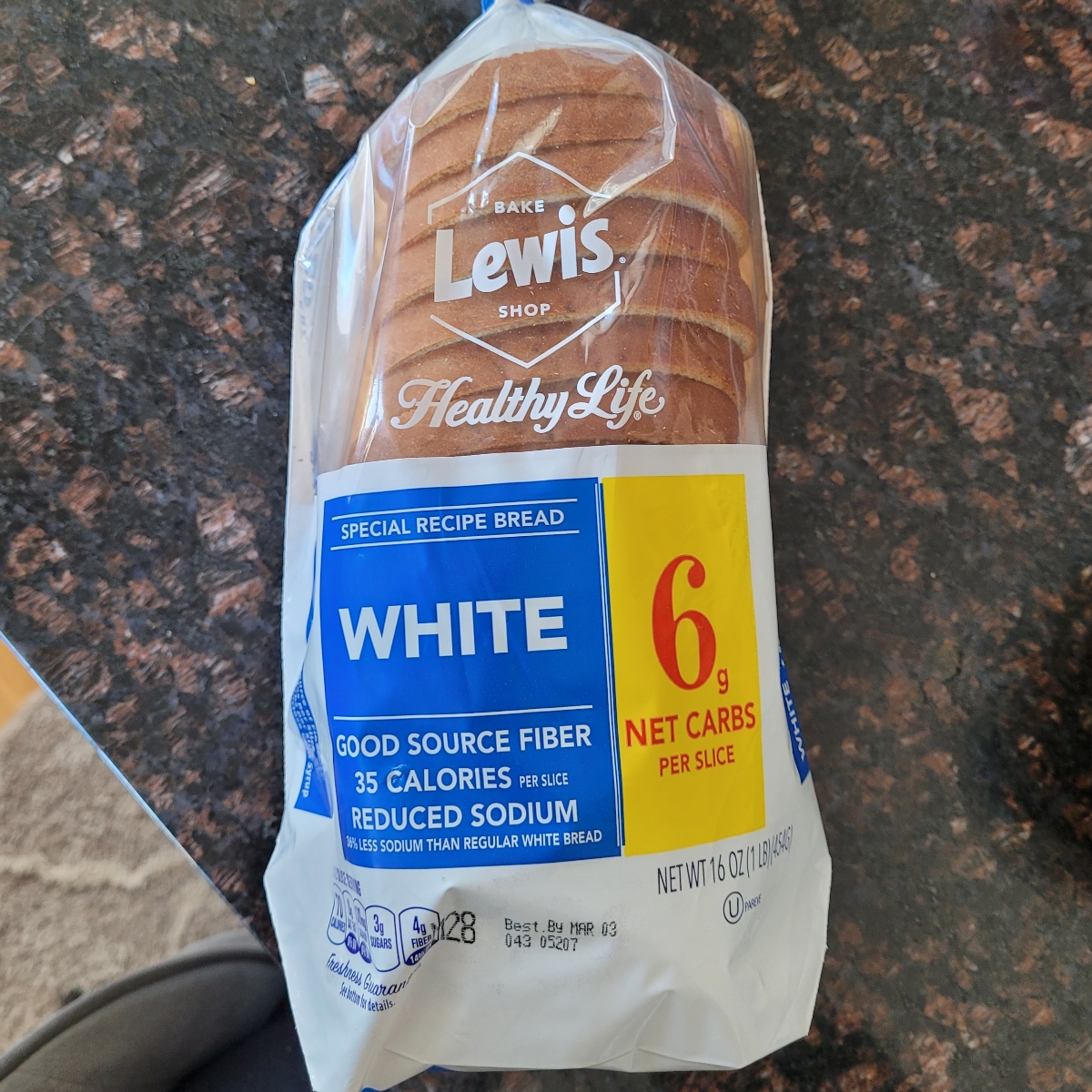 Lewis Bake Shop Healthy Life White Bread Reviews abillion