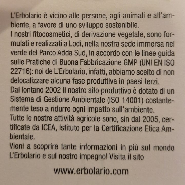 photo of L' Erbolario Lodi bagnoschiuma fiori chiari shared by @lucreziaapii on  16 Sep 2022 - review