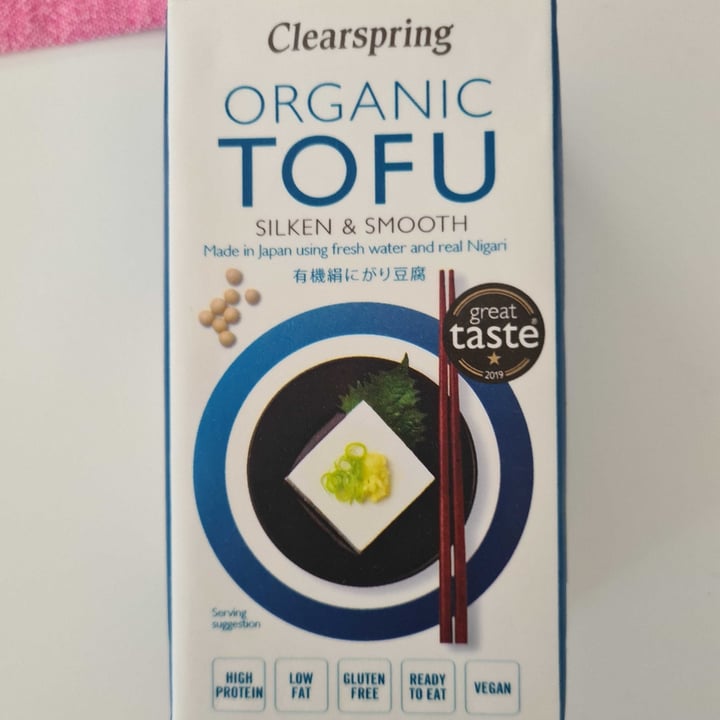 photo of Clearspring Organic Tofu Silken & Smooth shared by @faffy on  14 Apr 2022 - review