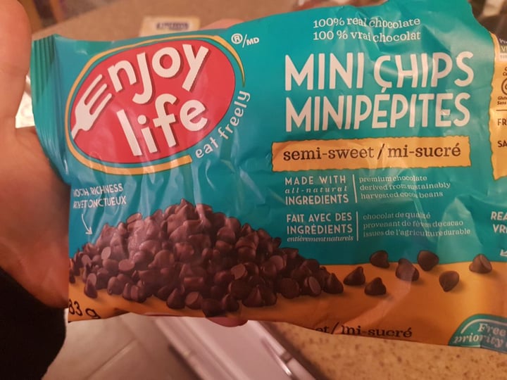 review photo of Enjoy Life Semi-Sweet Chocolate Mini Chips shared by @houndsandhooligans on 01 Apr 2020 - review