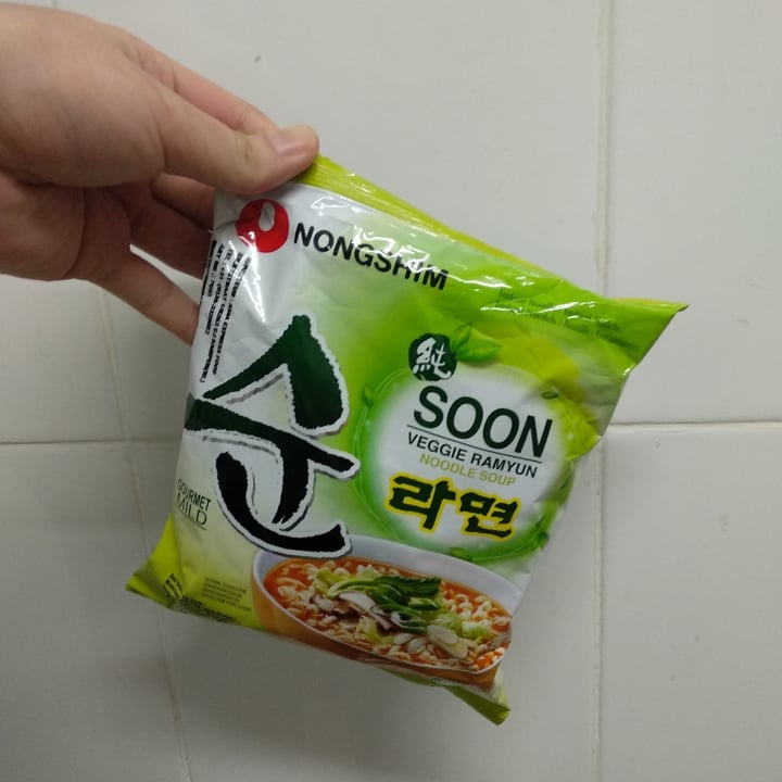 photo of NONGSHIM (농심) SOON VEGGIE RAMYUN NOODLE SOUP shared by @lasonrisadeltrece on  14 Jan 2021 - review