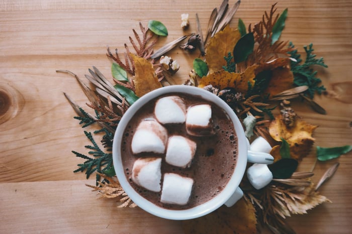 hot chocolate with marshmallows