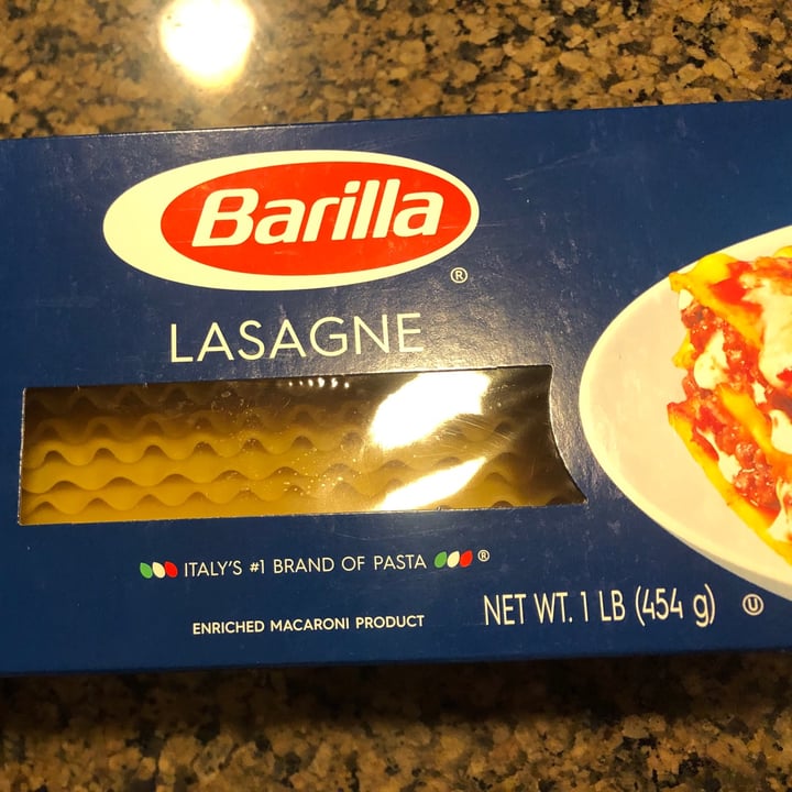 photo of Barilla Lasagne shared by @karenasp on  01 Feb 2021 - review