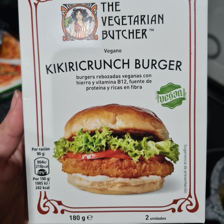photo of The Vegetarian Butcher Crispy chickimicki Burger shared by @happy4paws on  08 Mar 2022 - review