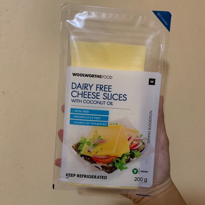 Woolworths Food Dairy Free Cheese Slices Review abillion