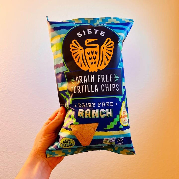 photo of Siete Family Foods Grain Free Tortilla Chips Dairy Free Ranch shared by @jenboog on  03 May 2022 - review