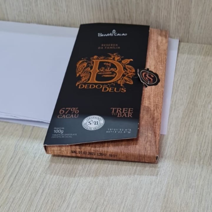 review photo of Bendito Cacao Bendito Cacao Dedo de Deus shared by @stefontoura on 25 Apr 2022 - review