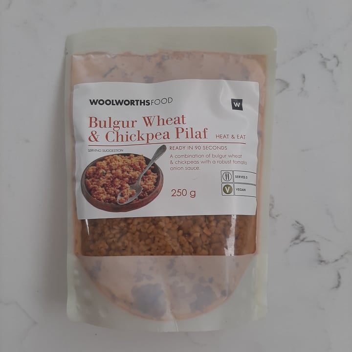 photo of Woolworths Food Bulgar Wheat & Chickpea Pilaf shared by @kristinmac on  15 Nov 2020 - review