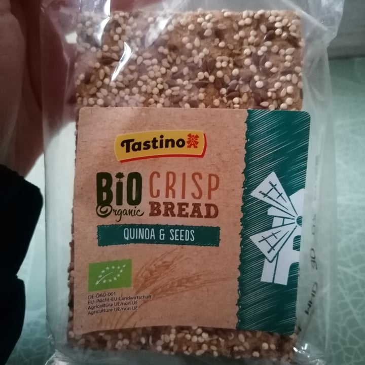photo of Tastino Bio Crisp Bread quinoa and seeds shared by @robido on  08 Mar 2022 - review