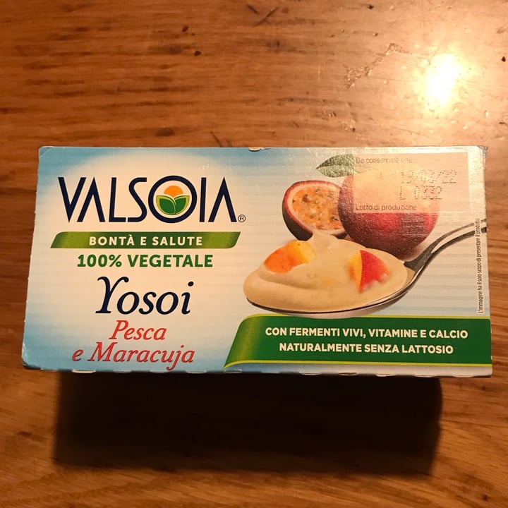 photo of Valsoia yogurt pesca e maracuja shared by @bbrigitte on  31 Mar 2022 - review