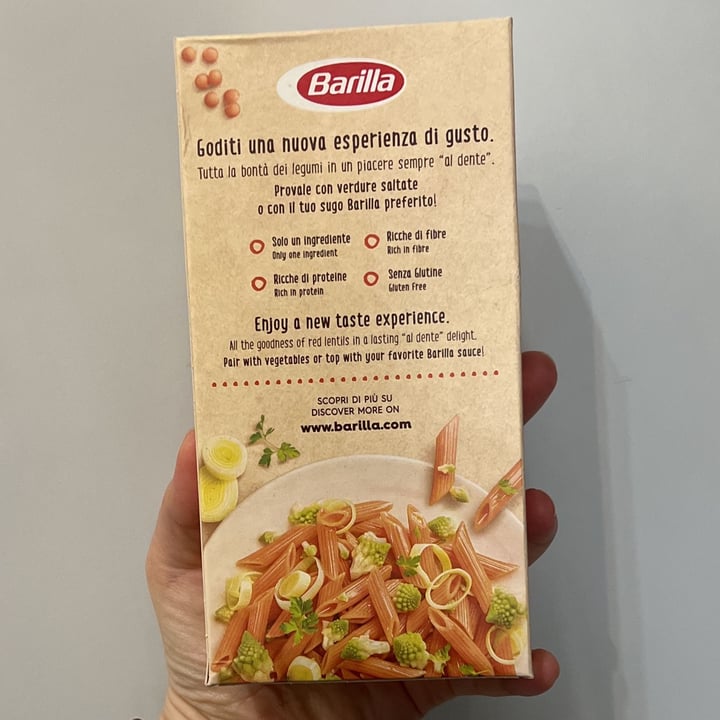 photo of Barilla Penne di lenticchie rosse shared by @tedina on  04 Apr 2022 - review