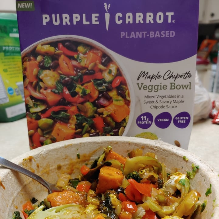 photo of Purple Carrot Maple Chipotle Veggie Bowl shared by @tailsfromafield on  24 Aug 2021 - review